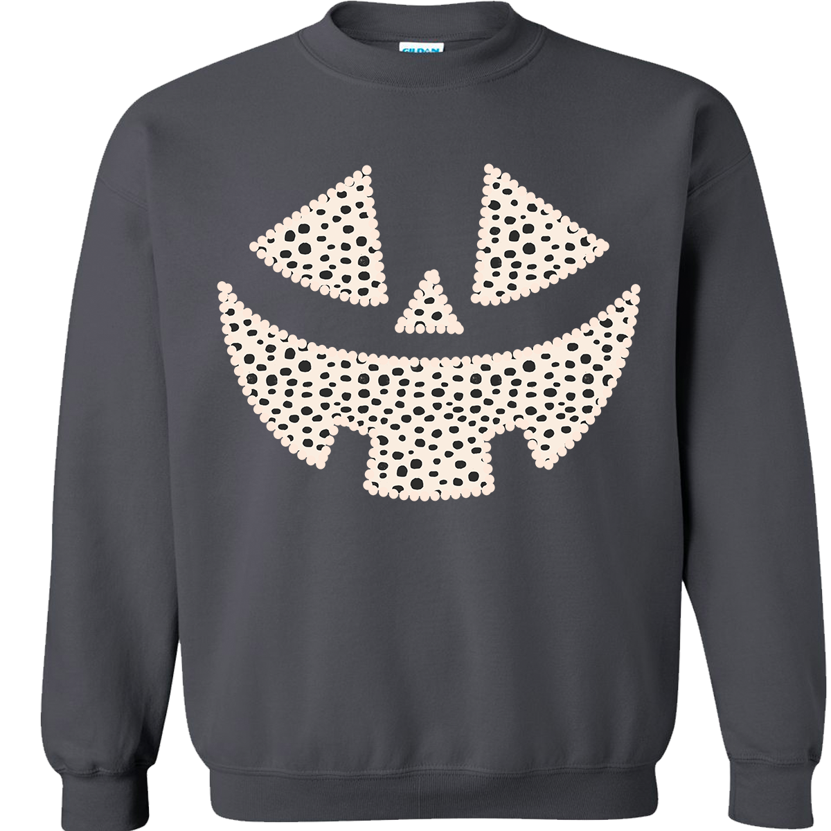 Dalmatian Pumpkin Face Sweatshirt