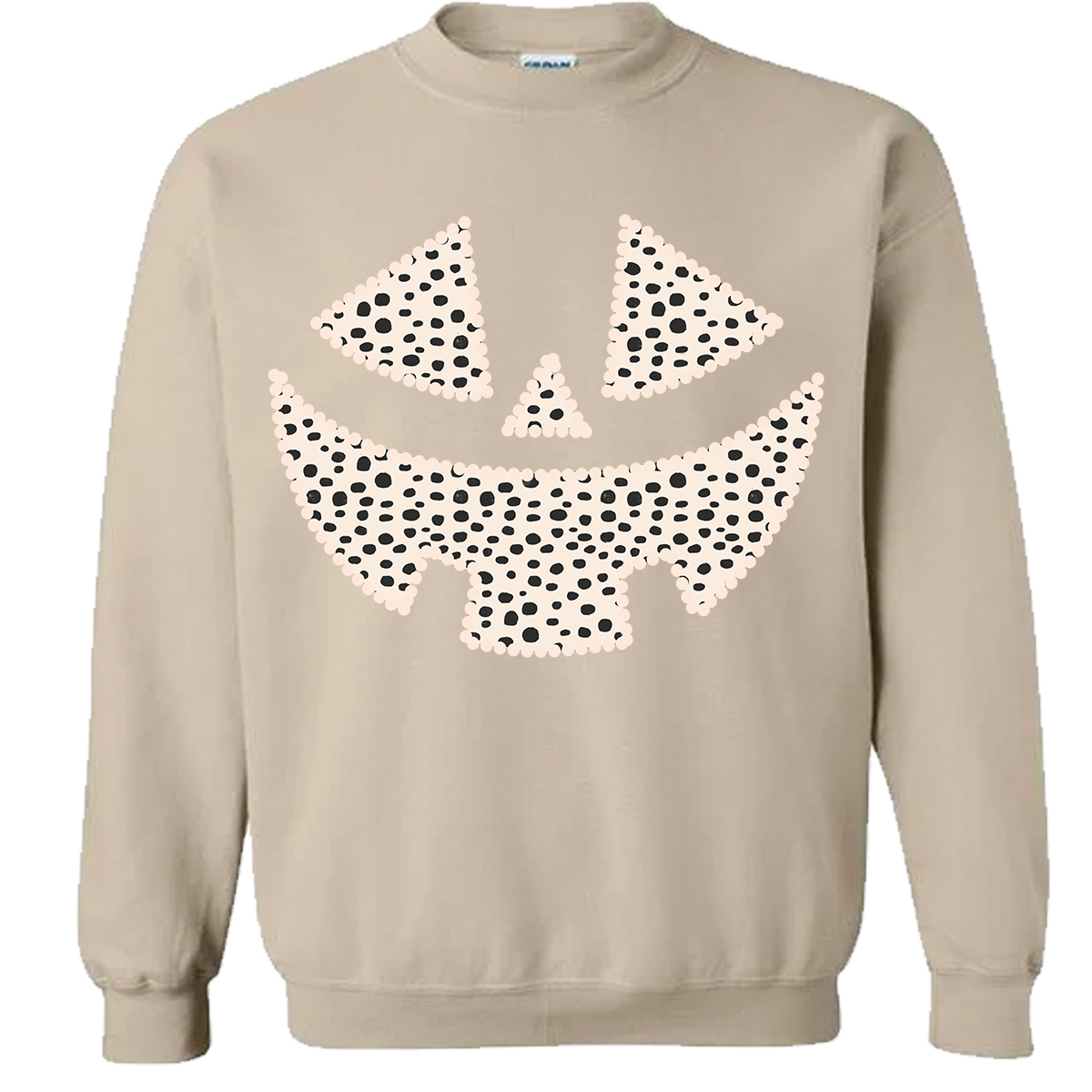 Dalmatian Pumpkin Face Sweatshirt