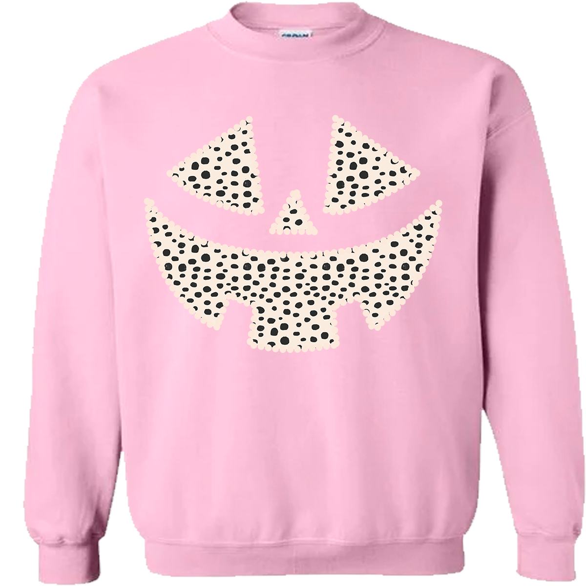 Dalmatian Pumpkin Face Sweatshirt