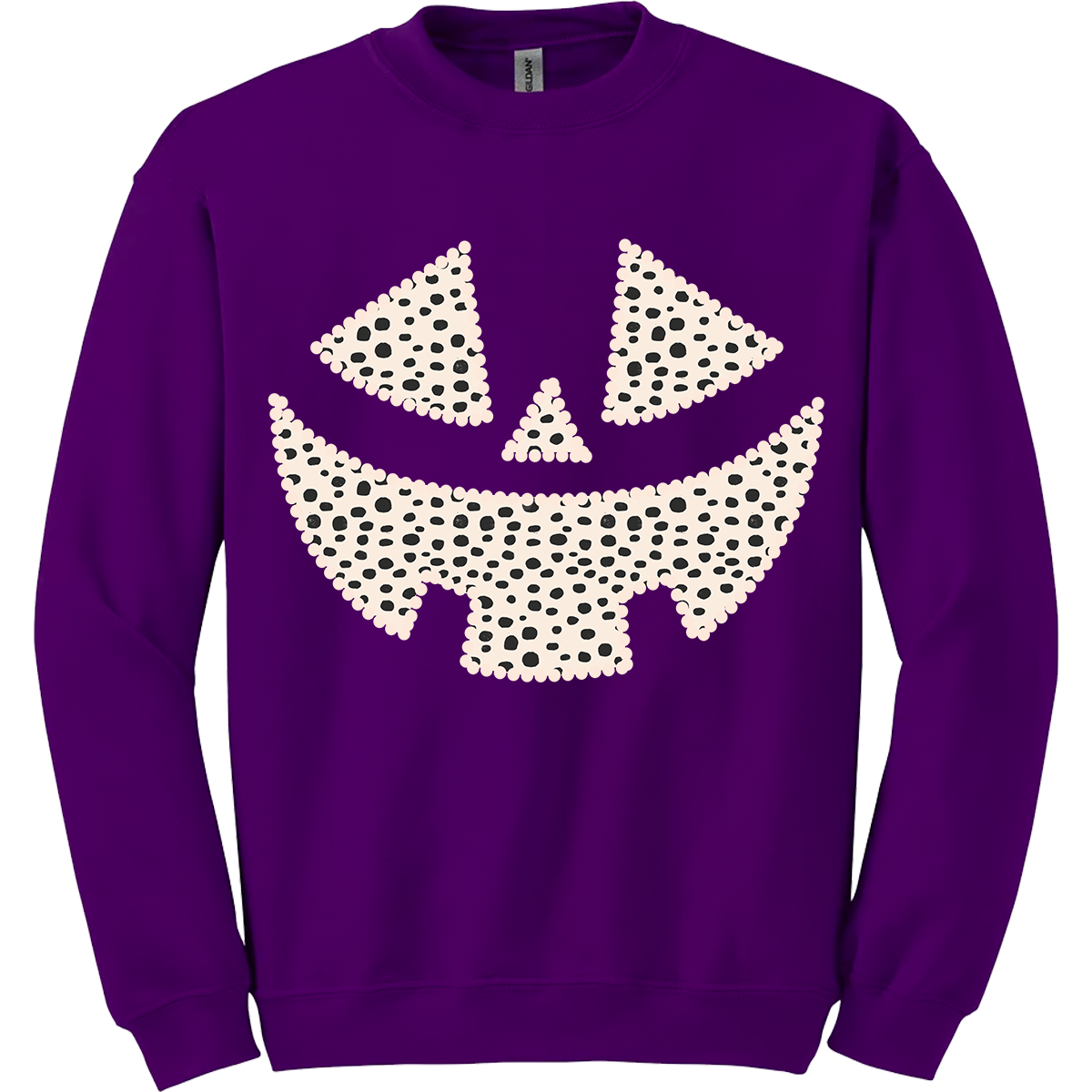 Dalmatian Pumpkin Face Sweatshirt