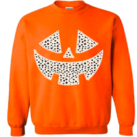 Dalmatian Pumpkin Face Sweatshirt