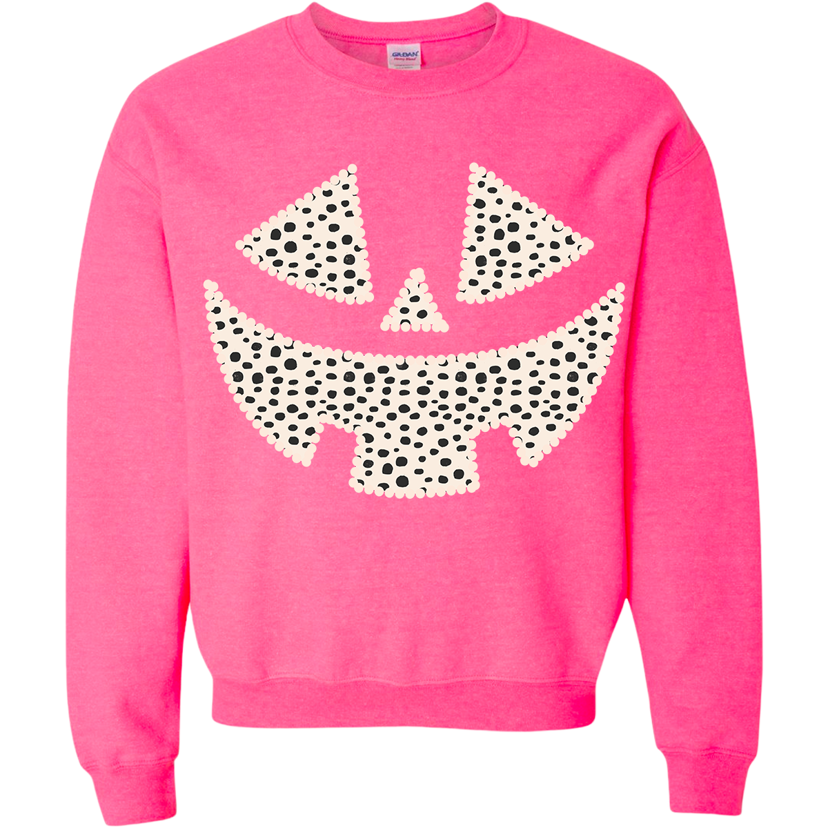 Dalmatian Pumpkin Face Sweatshirt