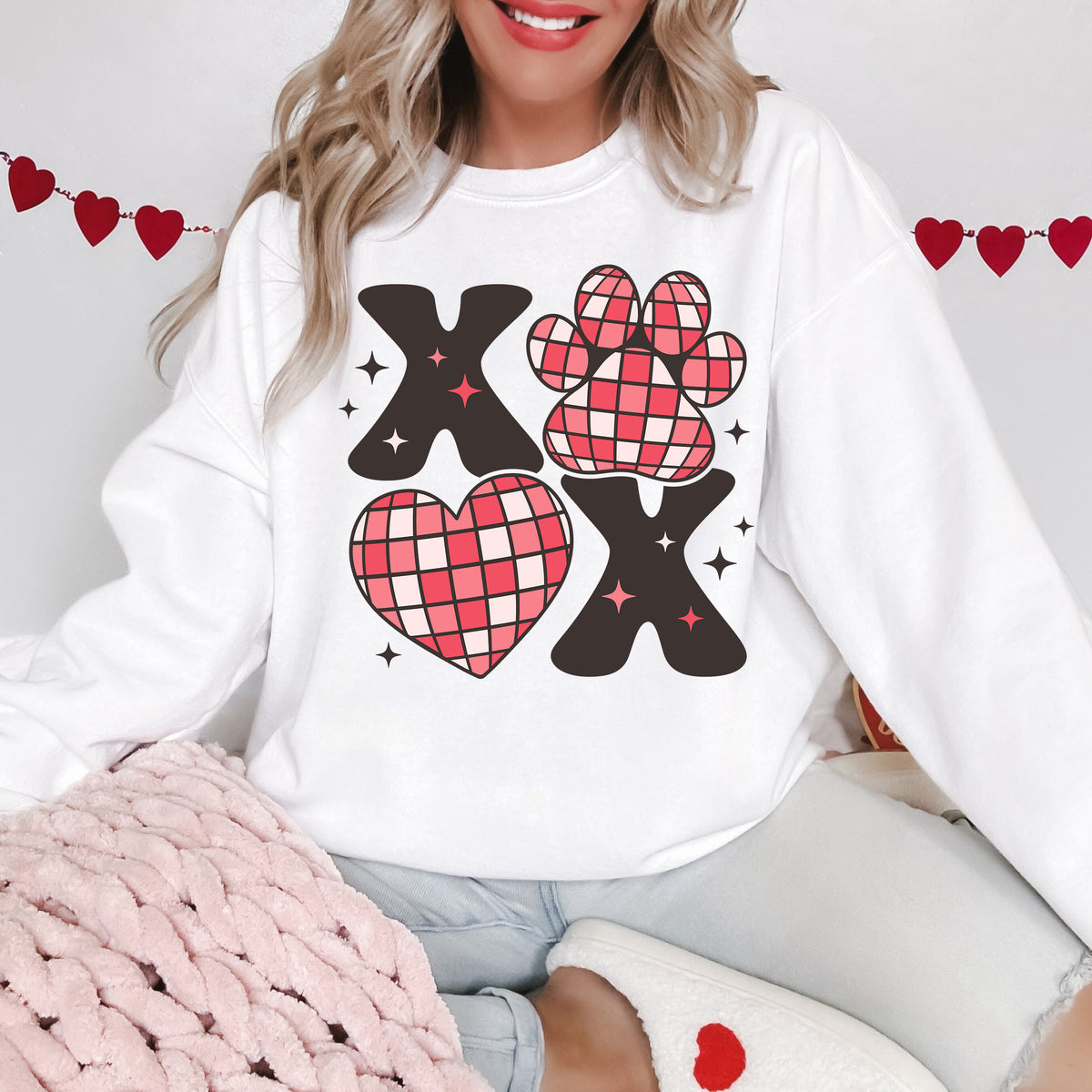 Fur Baby XOXO Sweatshirt - White