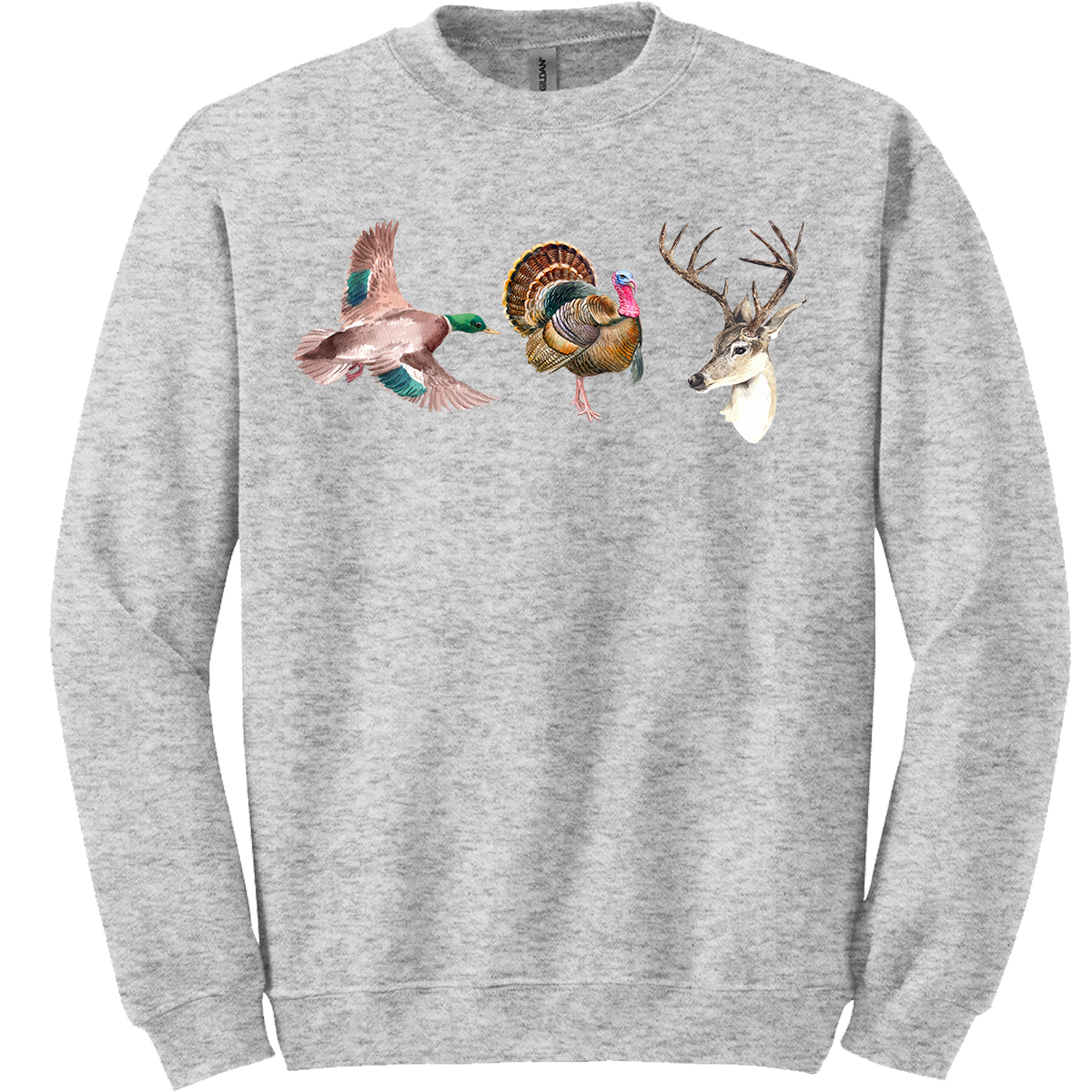 Duck Turkey Deer Sweatshirt