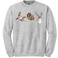 Duck Turkey Deer Sweatshirt