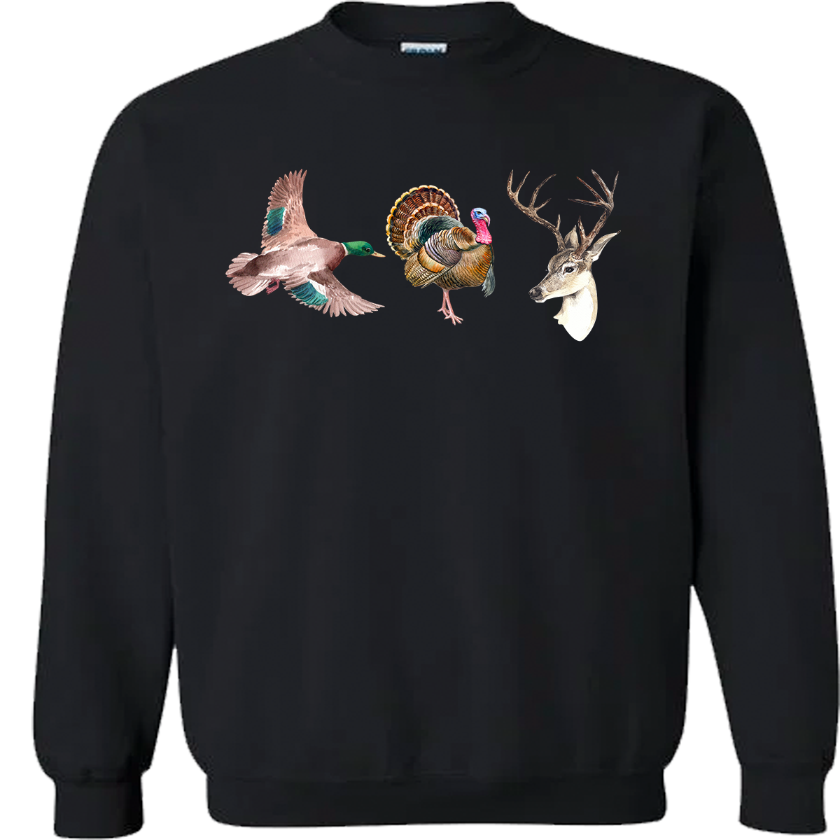 Duck Turkey Deer Sweatshirt