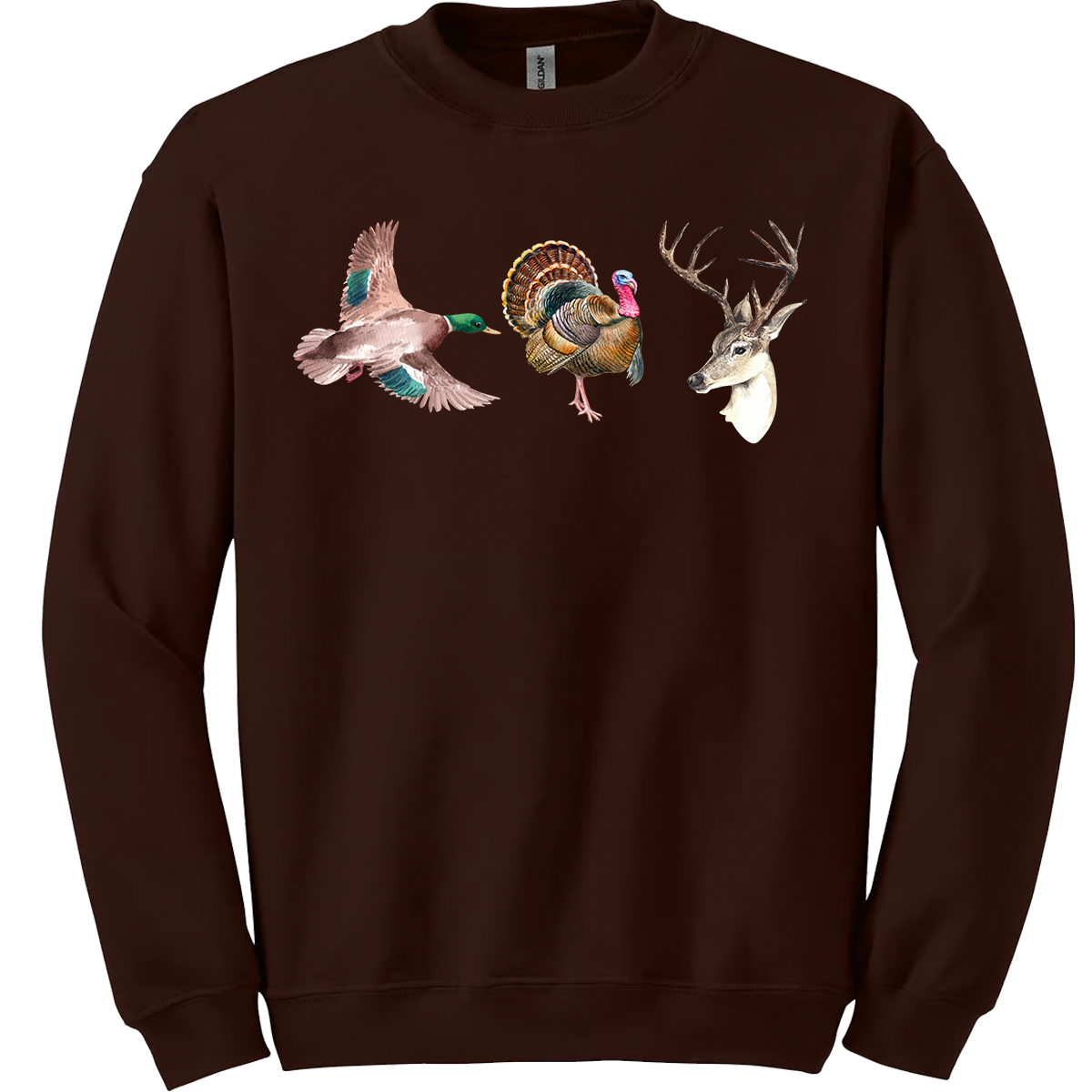 Duck Turkey Deer Sweatshirt