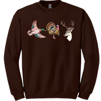 Duck Turkey Deer Sweatshirt