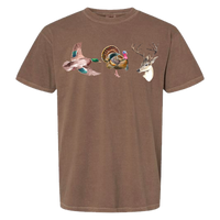 Duck Turkey Deer Comfort Color Tee