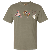 Duck Turkey Deer Comfort Color Tee