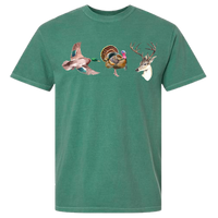 Duck Turkey Deer Comfort Color Tee