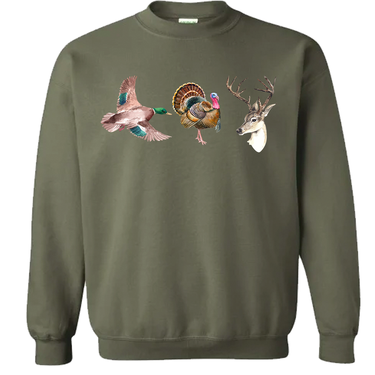 Duck Turkey Deer Sweatshirt