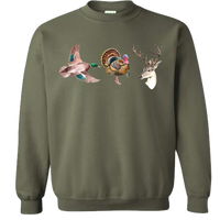 Duck Turkey Deer Sweatshirt