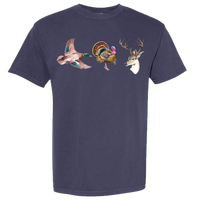 Duck Turkey Deer Comfort Color Tee