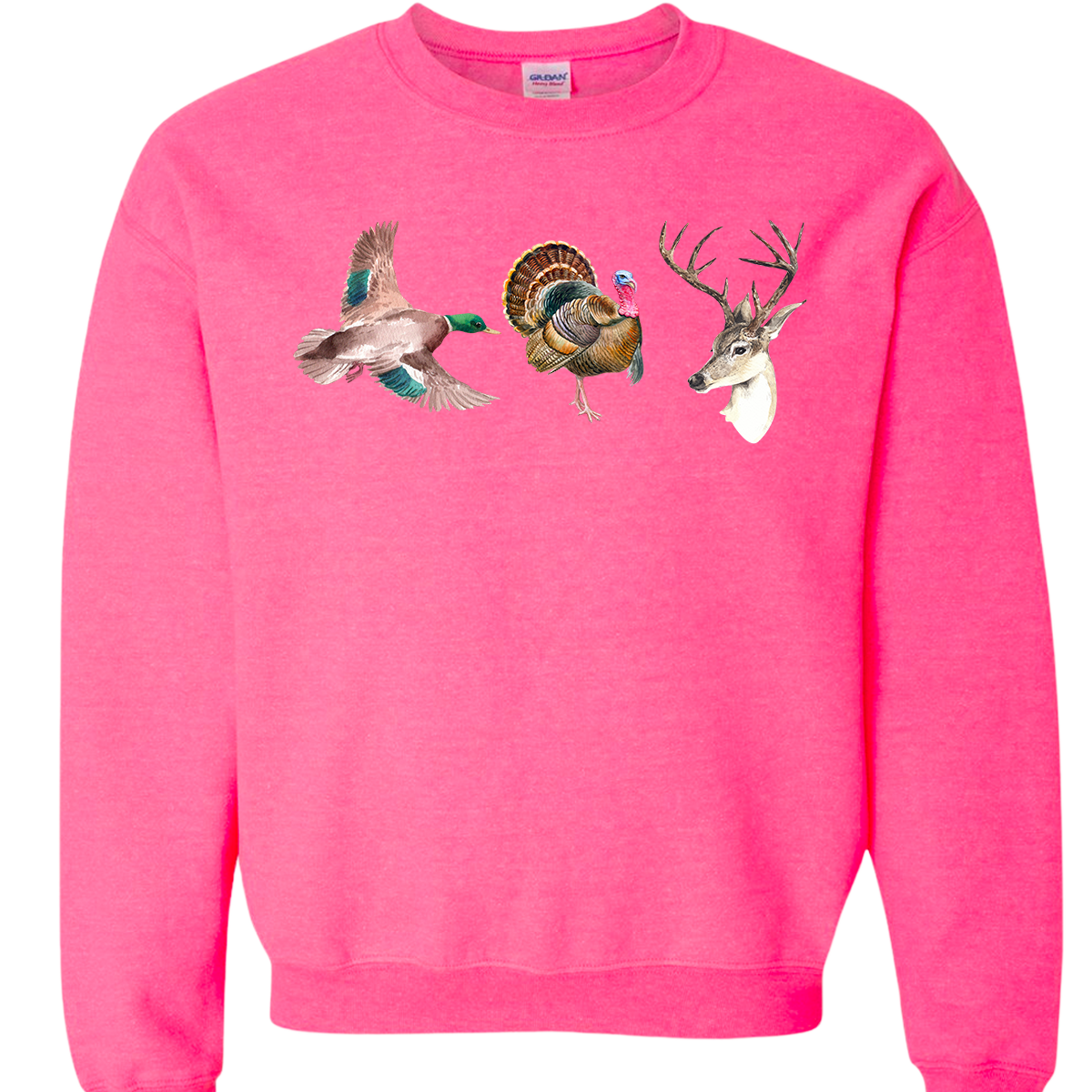 Duck Turkey Deer Sweatshirt