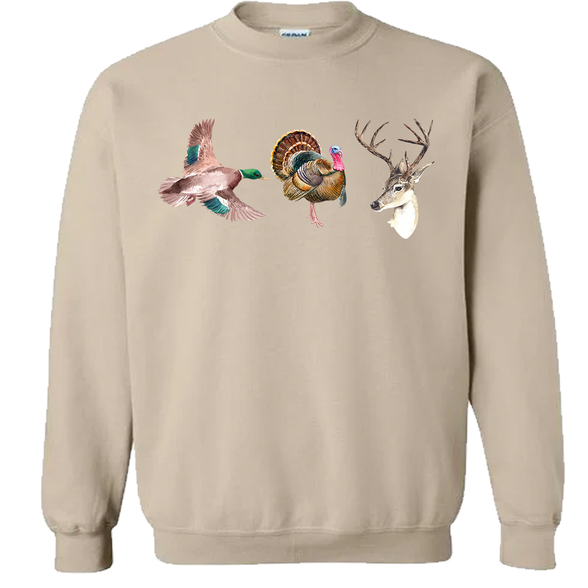 Duck Turkey Deer Sweatshirt