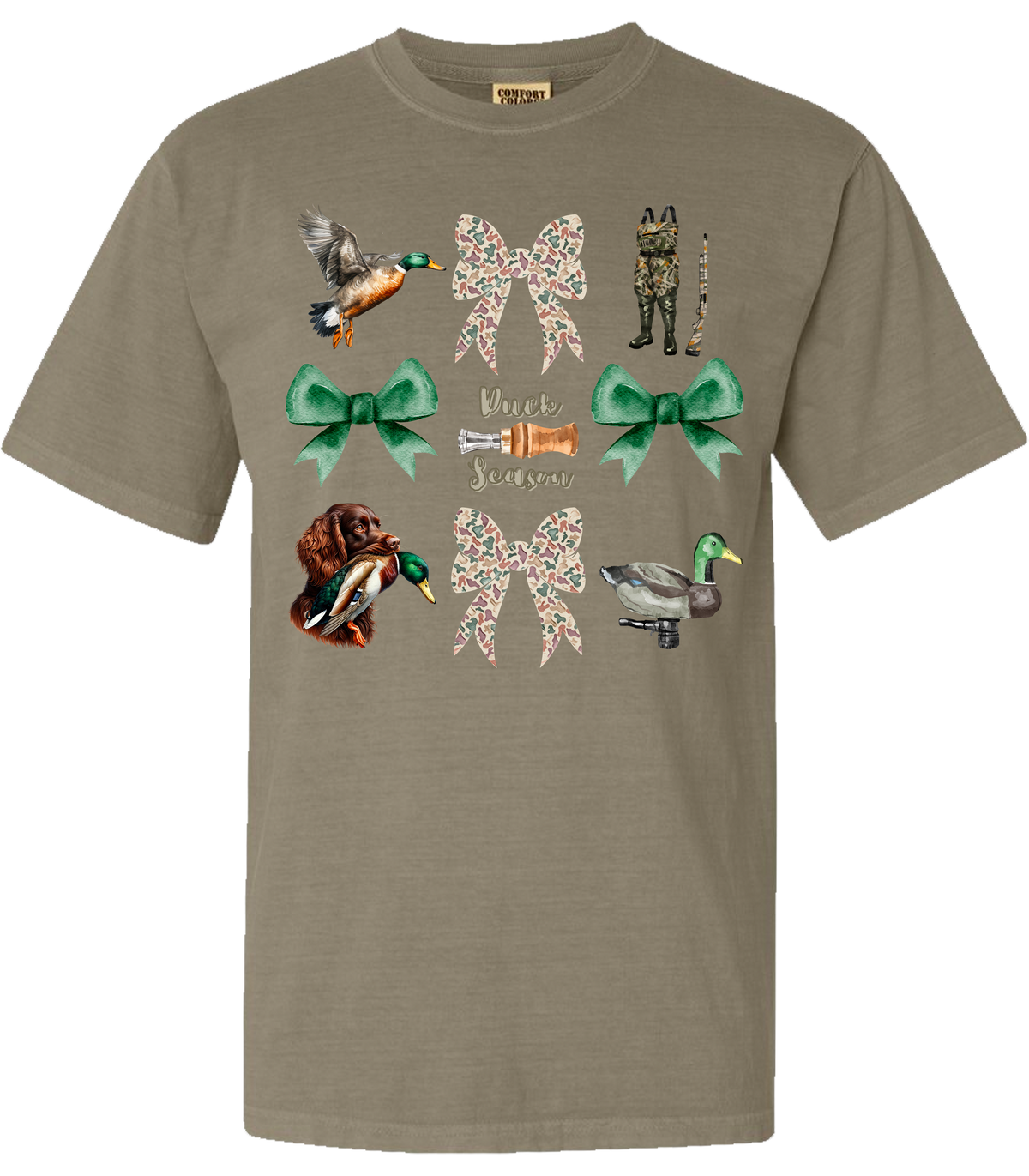 Duck Season Coquette Comfort Color Tee