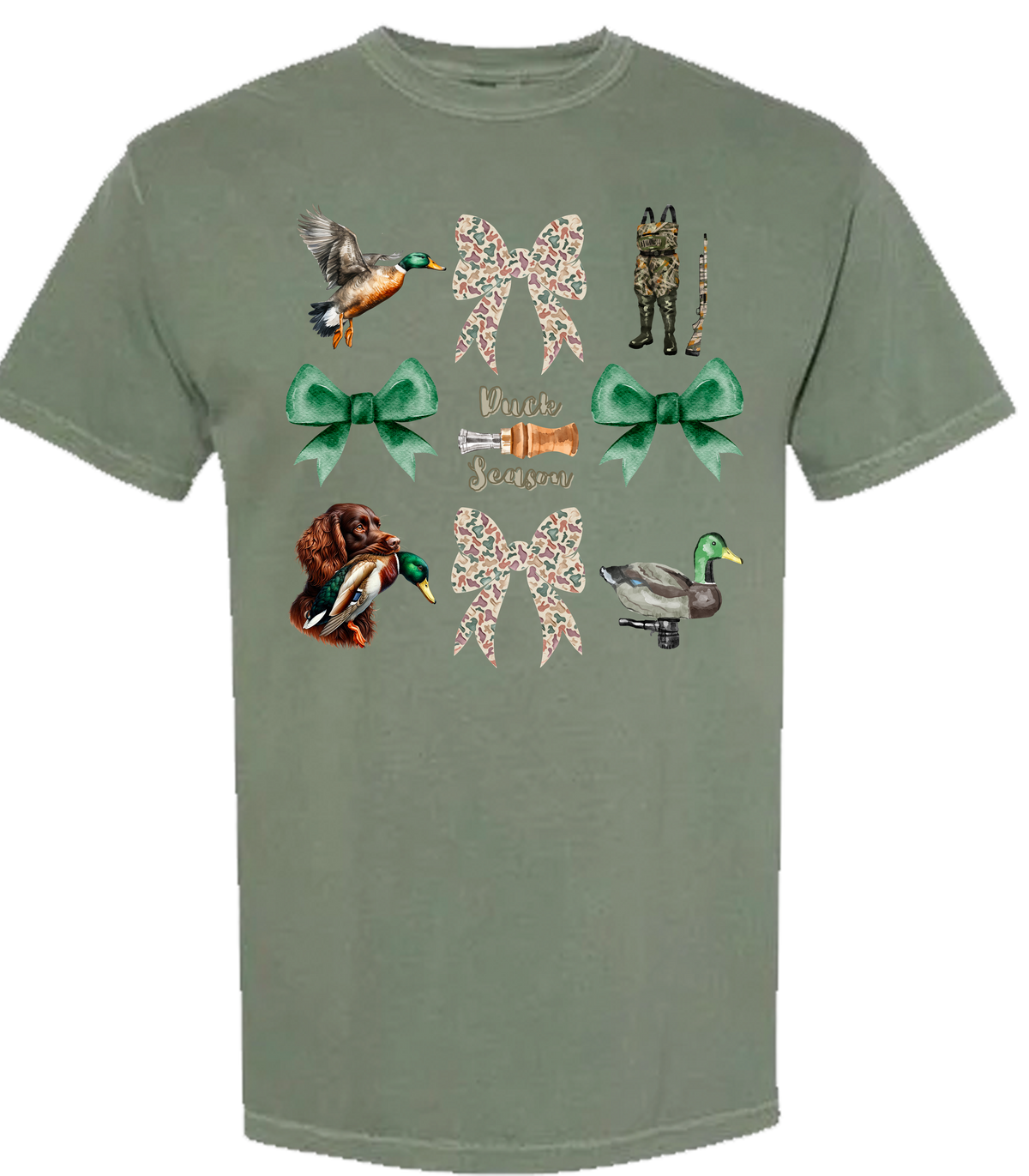 Duck Season Coquette Comfort Color Tee