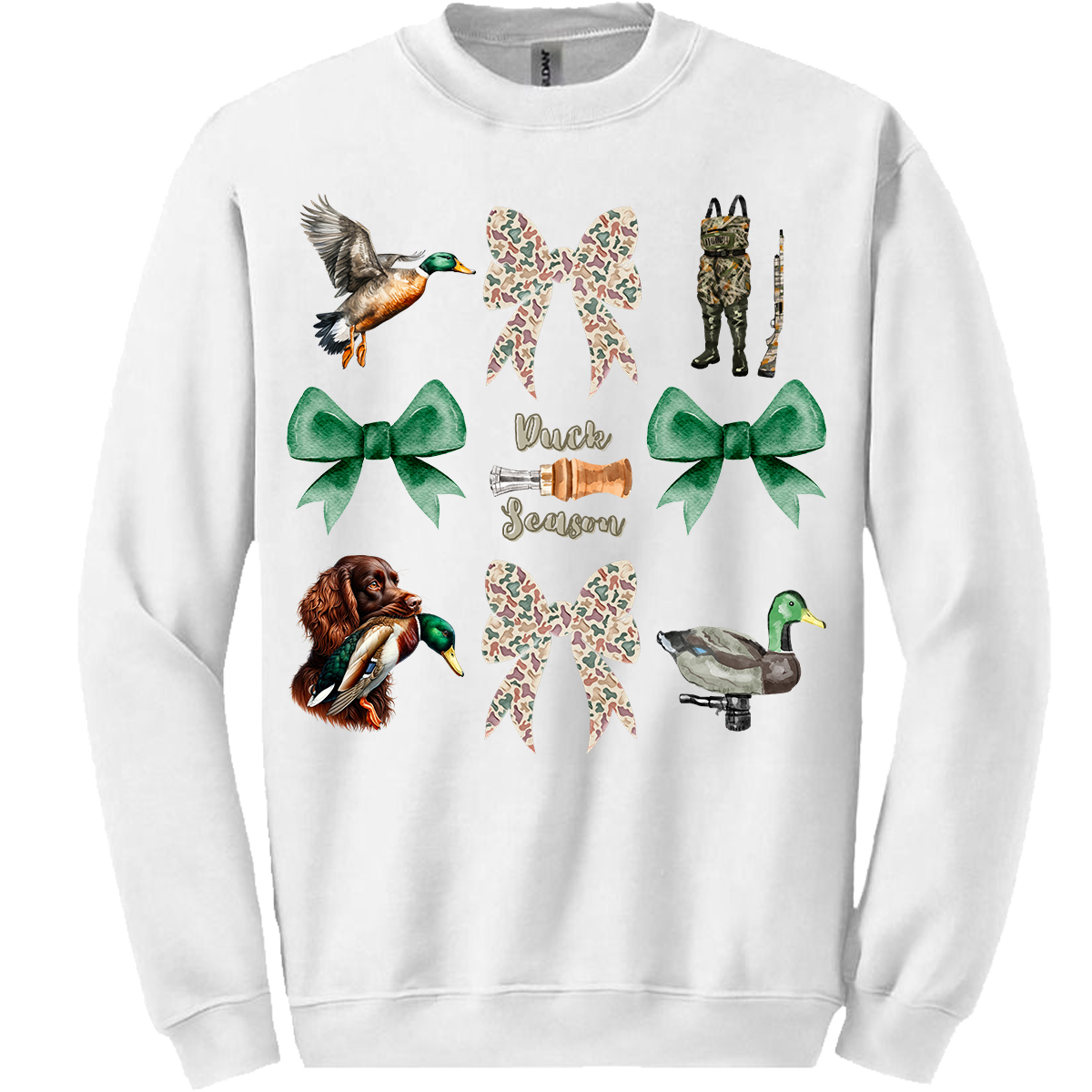 Duck Season Coquette Sweatshirt