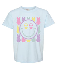 Easter Smiley Comfort Colors Tee