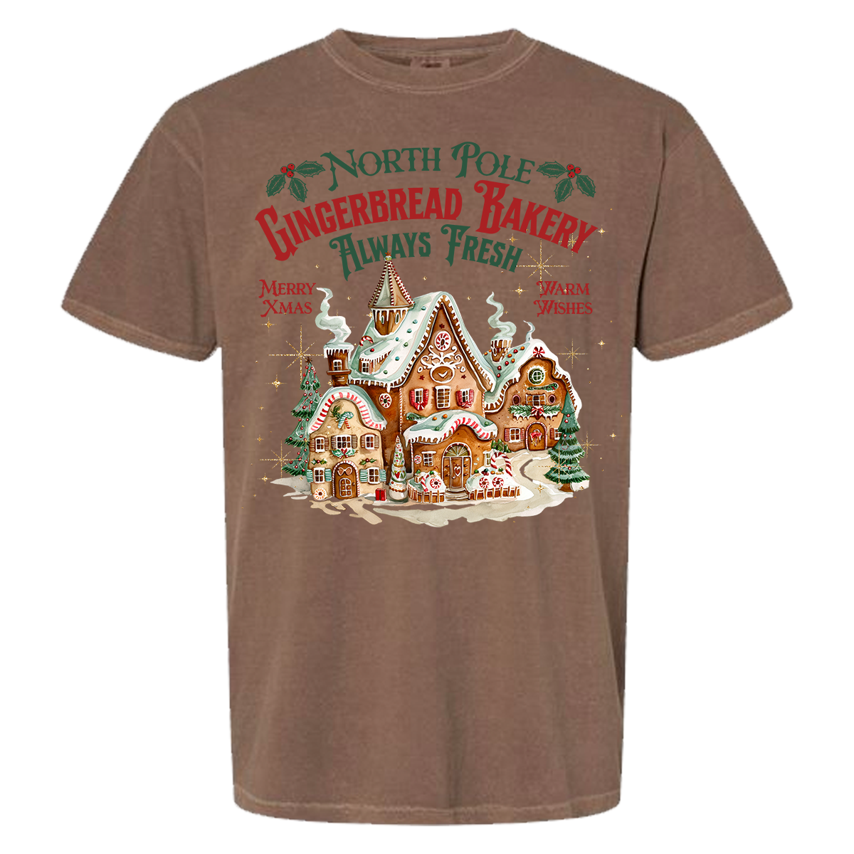 Gingerbread Bakery Comfort Color Tee