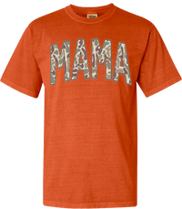 Old School Camo Mama Comfort Color Tee