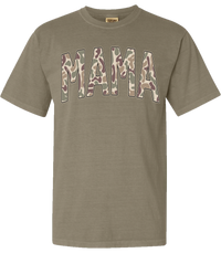 Old School Camo Mama Comfort Color Tee