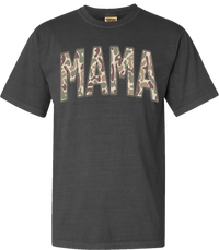 Old School Camo Mama Comfort Color Tee