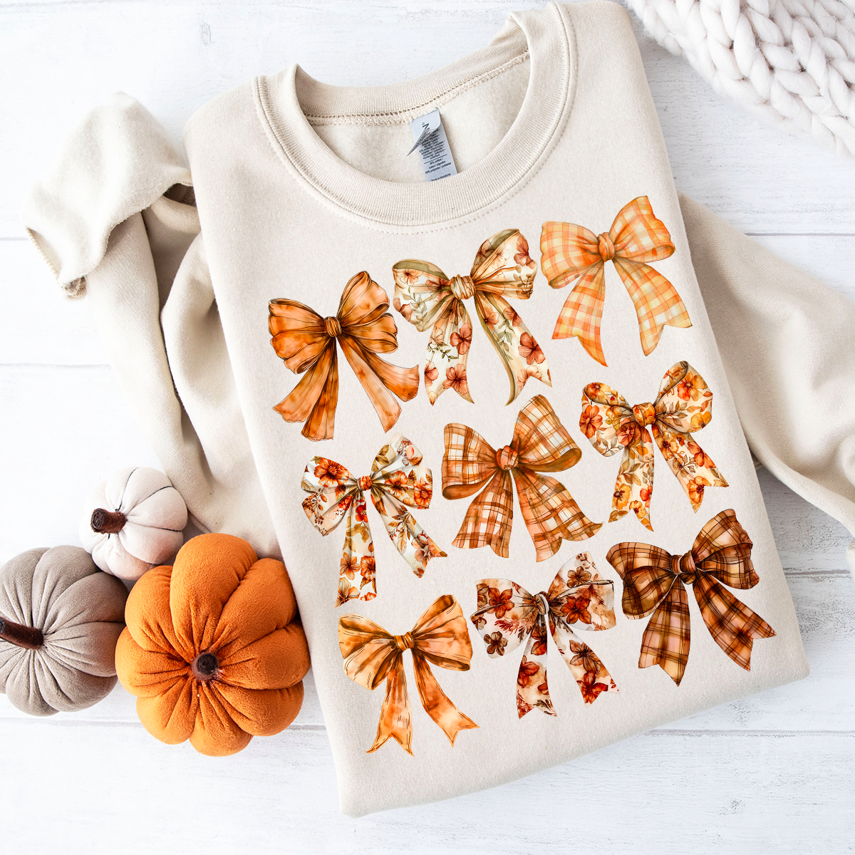 Fall Bows Sweatshirt