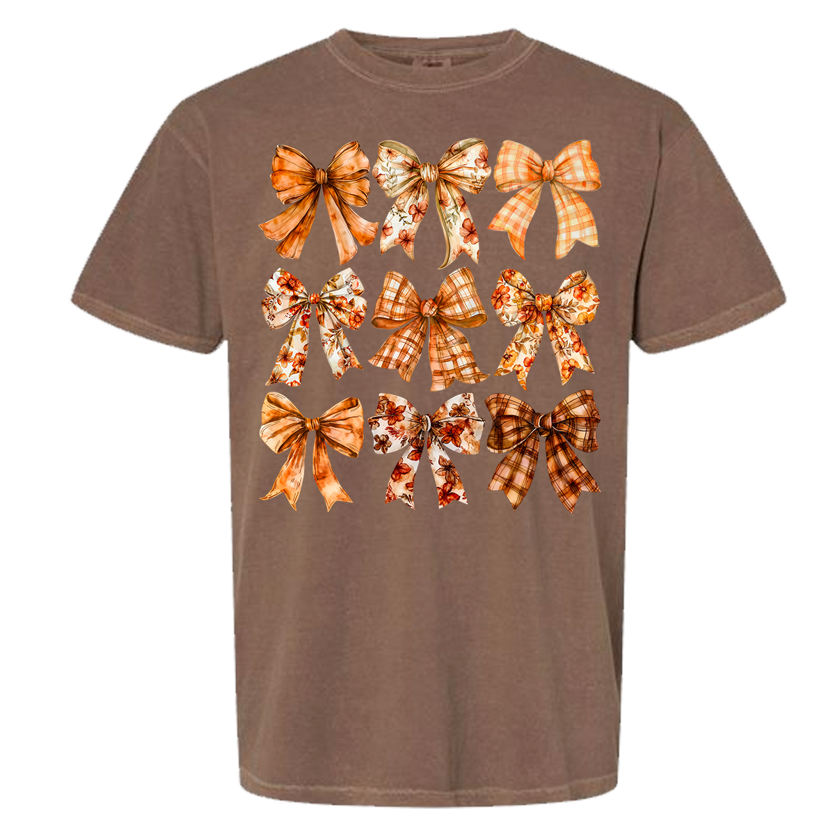 Fall Bows Comfort Color Tee