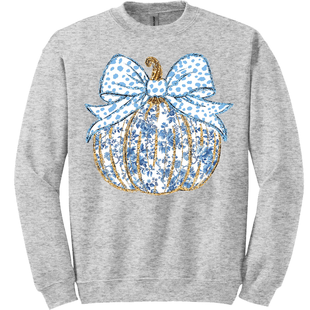 Floral Pumpkin Sweatshirt