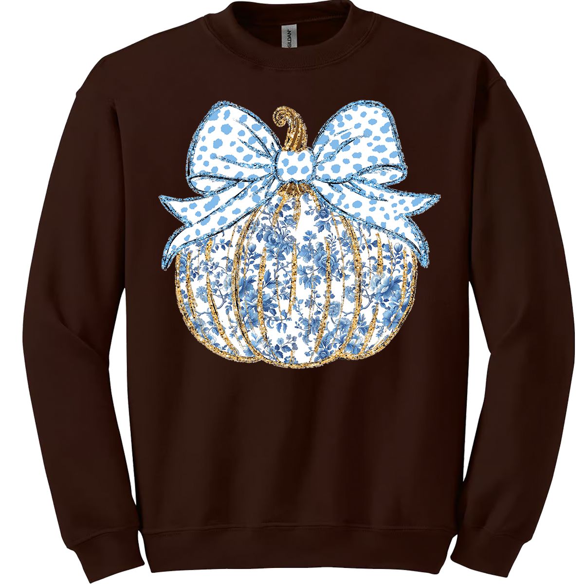 Floral Pumpkin Sweatshirt