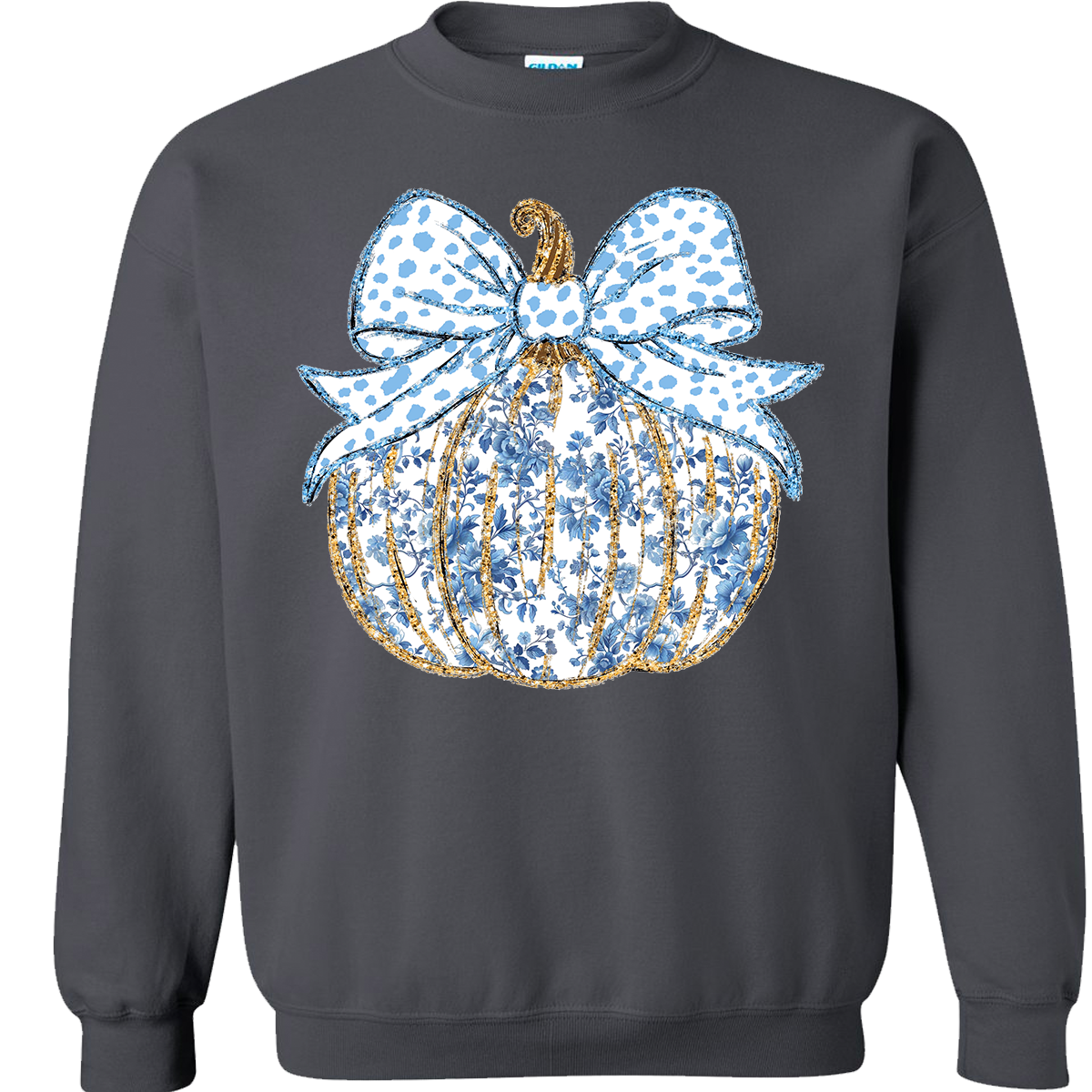 Floral Pumpkin Sweatshirt