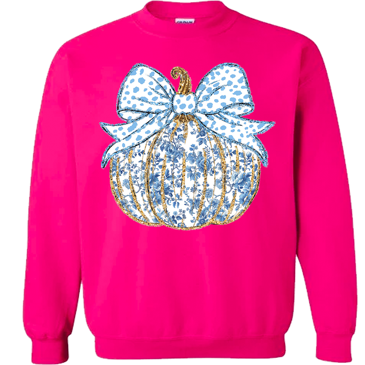 Floral Pumpkin Sweatshirt