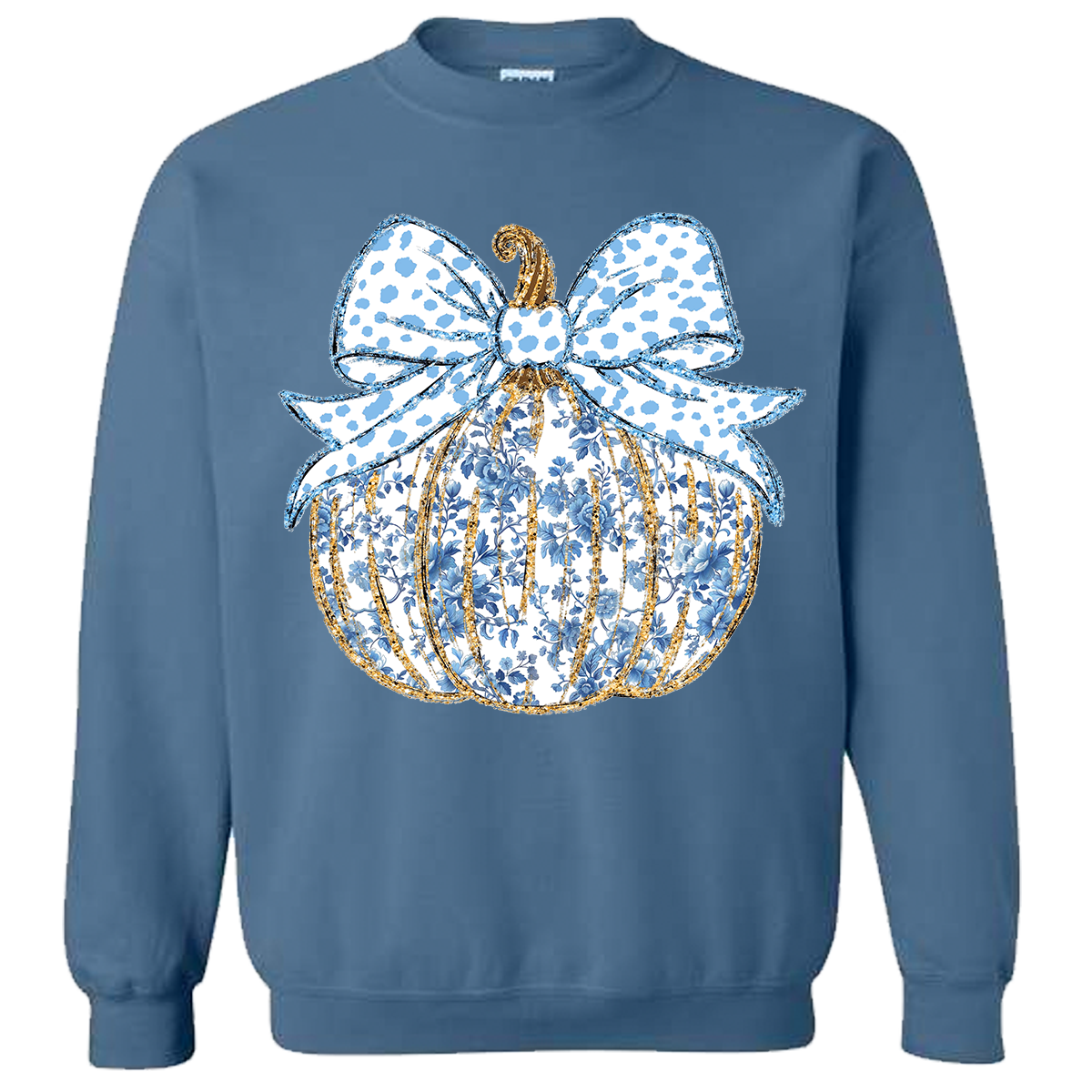 Floral Pumpkin Sweatshirt