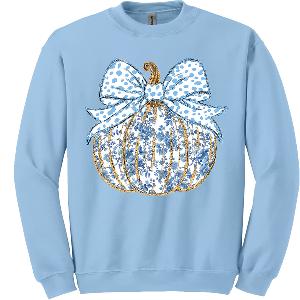 Floral Pumpkin Sweatshirt