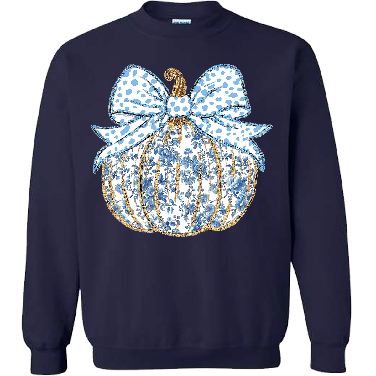 Floral Pumpkin Sweatshirt