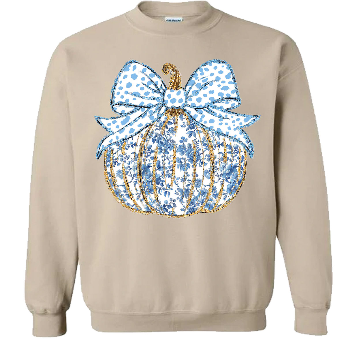 Floral Pumpkin Sweatshirt