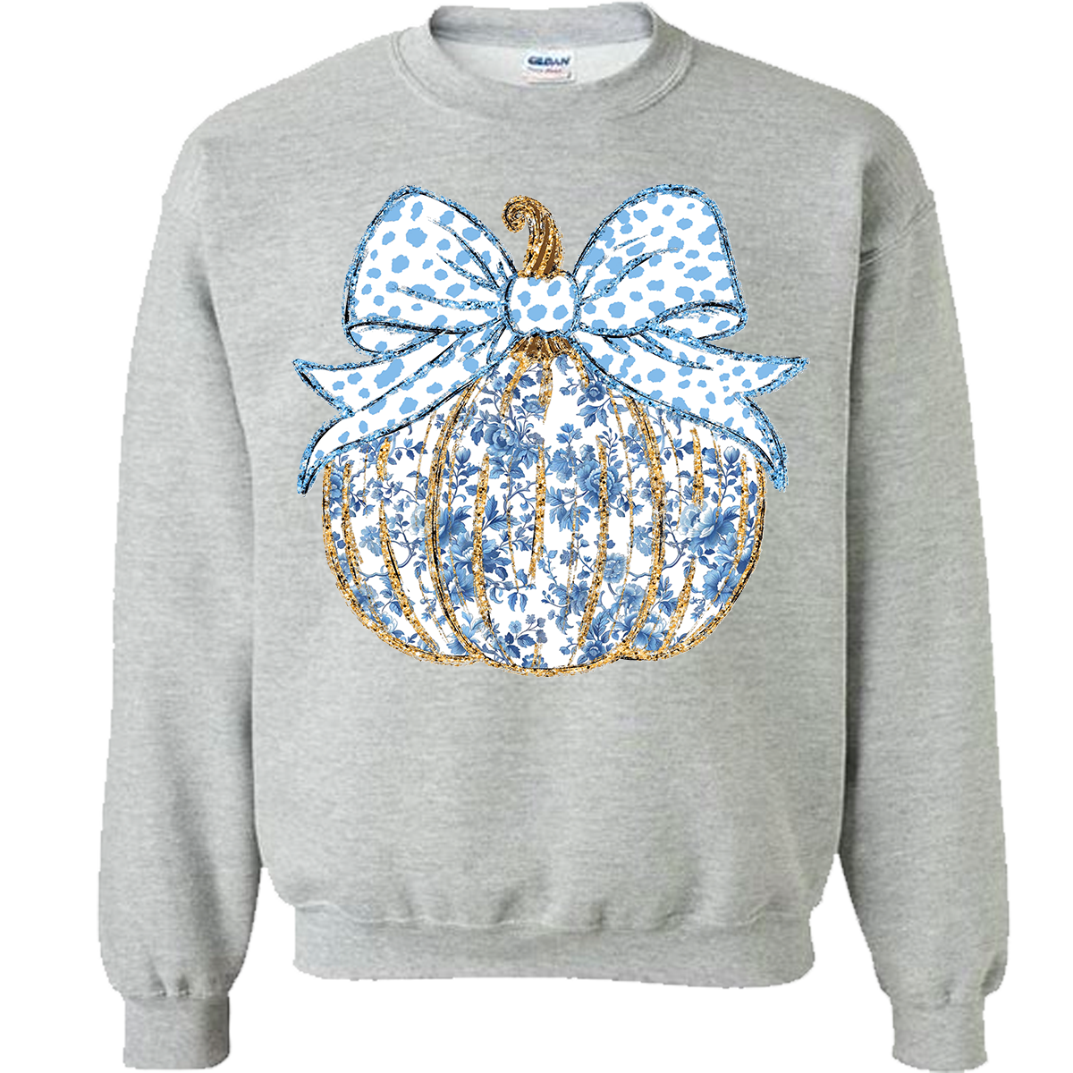 Floral Pumpkin Sweatshirt