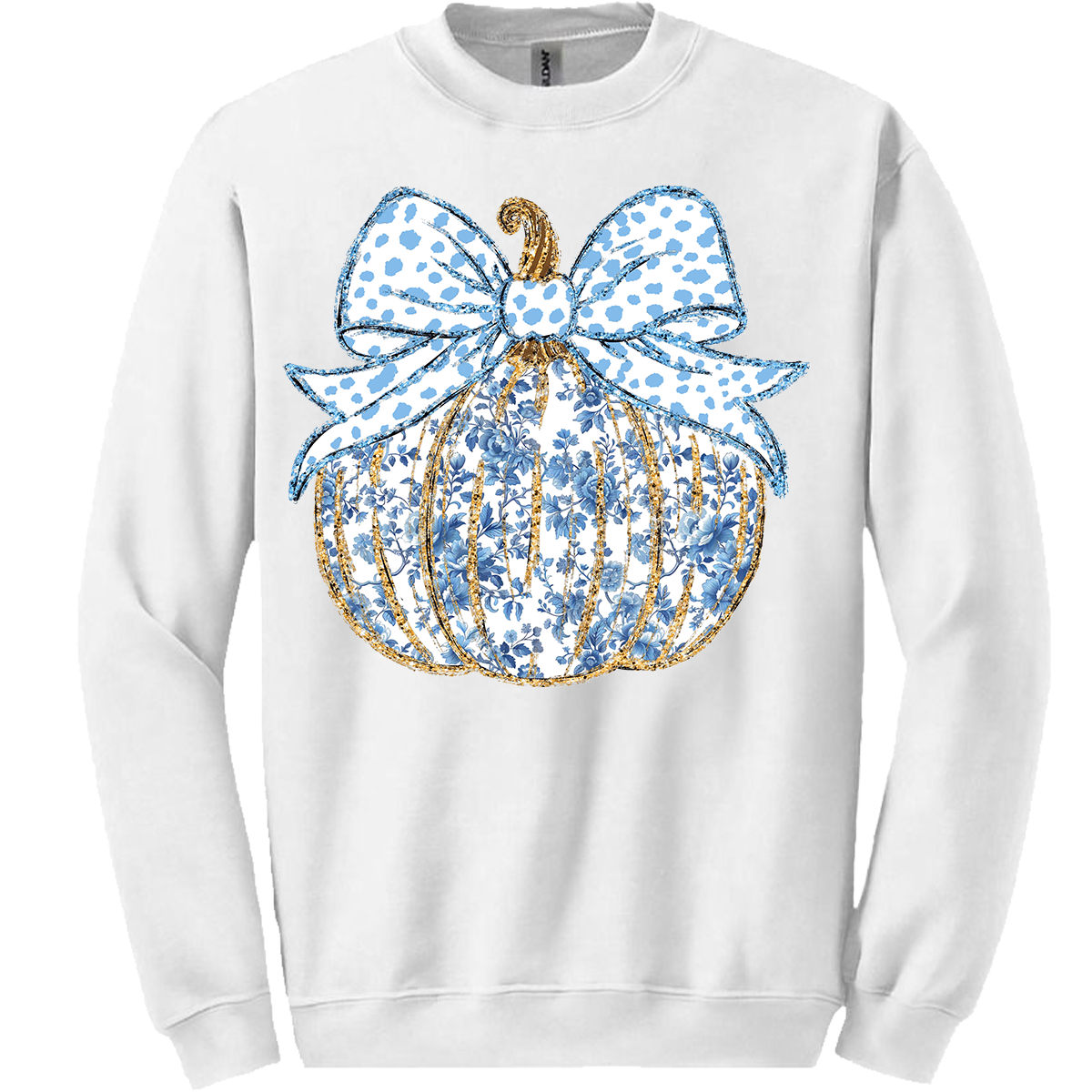 Floral Pumpkin Sweatshirt