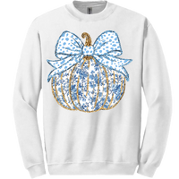 Floral Pumpkin Sweatshirt