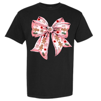 Gingerbread Bow Comfort Color Tee