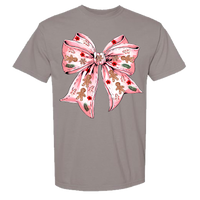 Gingerbread Bow Comfort Color Tee