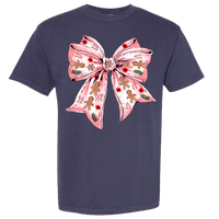 Gingerbread Bow Comfort Color Tee