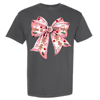 Gingerbread Bow Comfort Color Tee