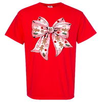 Gingerbread Bow Comfort Color Tee