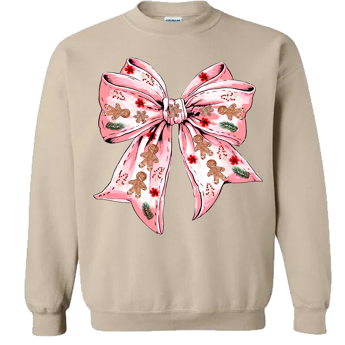 Gingerbread Bow Tee