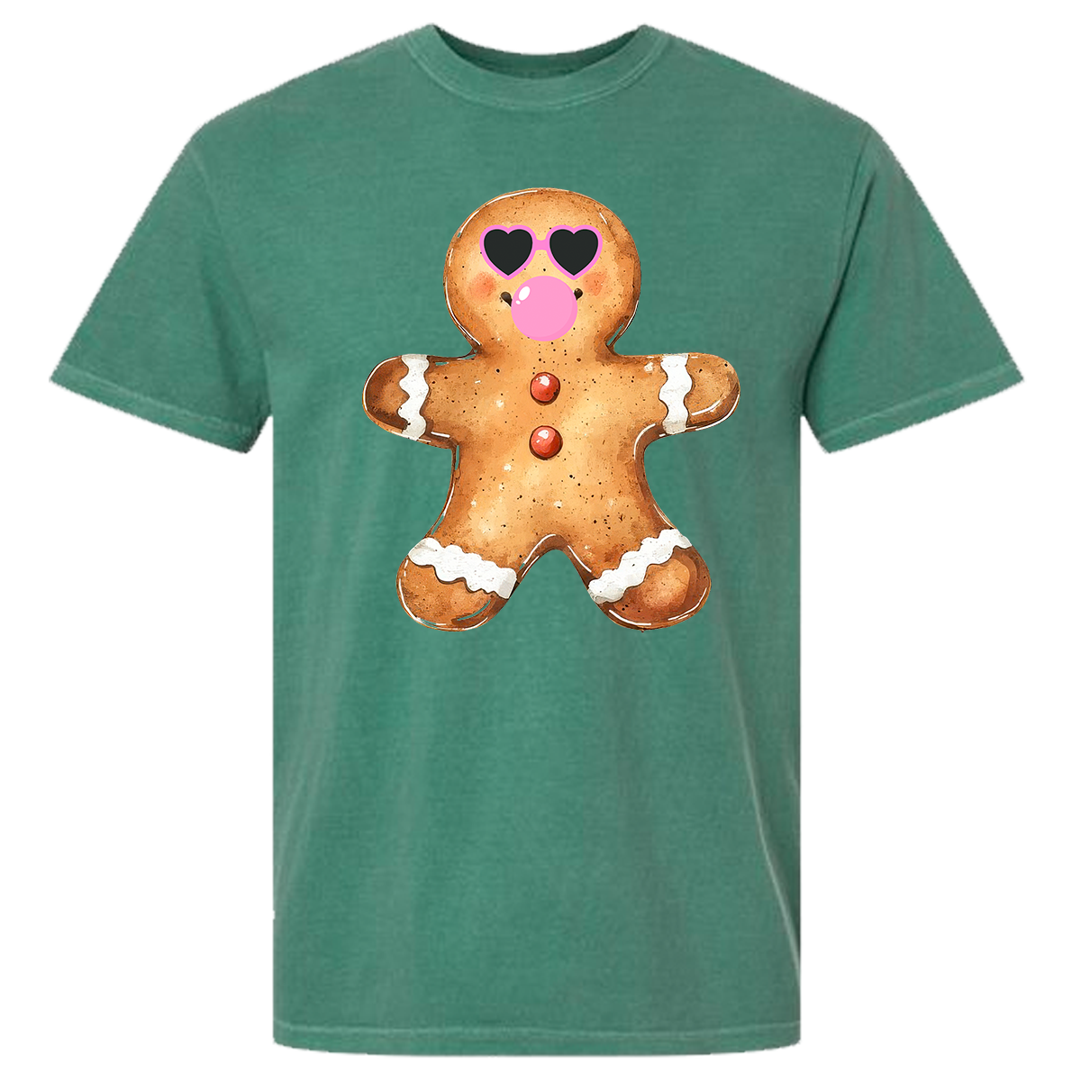 Gingerbread Bubble Comfort Color Tee