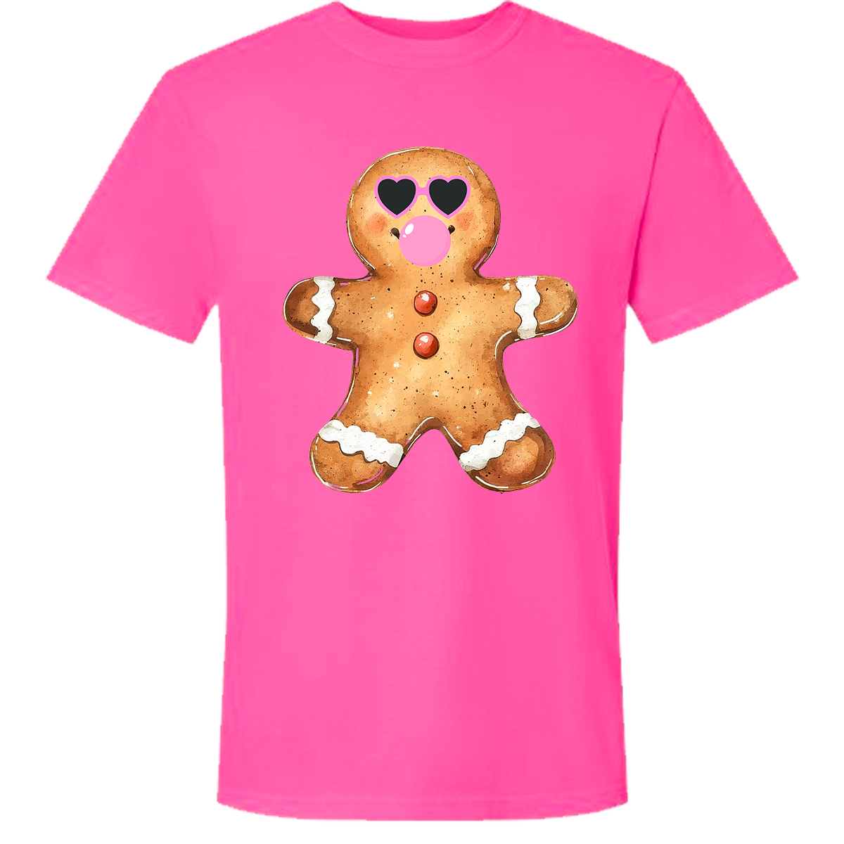 Gingerbread Bubble Comfort Color Tee