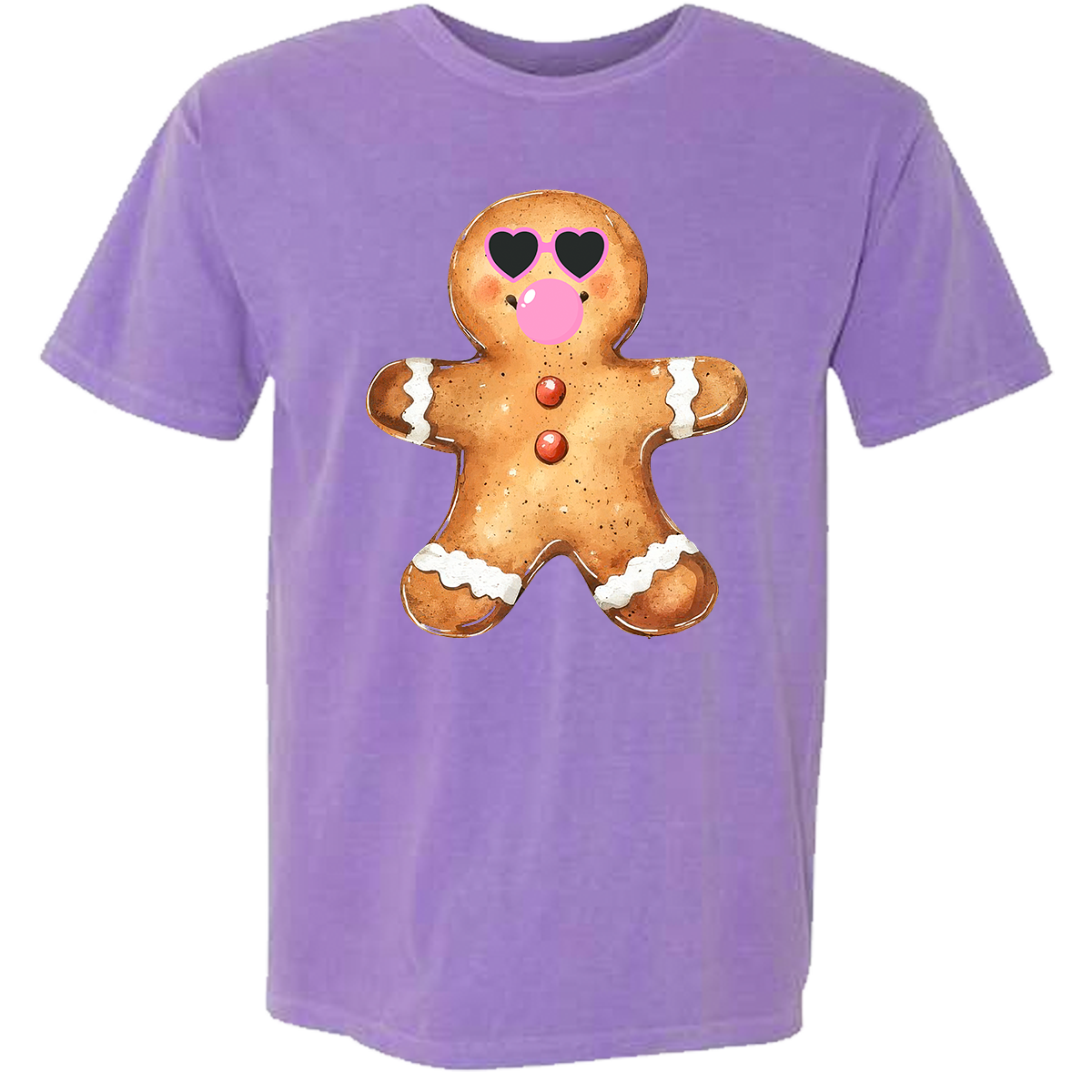 Gingerbread Bubble Comfort Color Tee